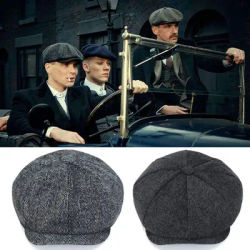 Casquettes classiques pour hommes, chapeau Peaky, chapeau de journaliste, béret style Shelby, chapeau pare-soleil pour hommes, accessoires de costume, cadeaux pour hommes