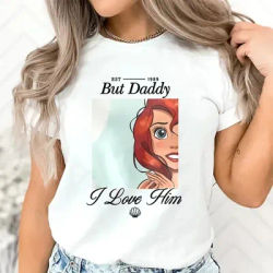Chemises princesse à la mode été manches hauts j'aime T-Shirt voyage en famille chemise mode sirène été à manches courtes Harajuku