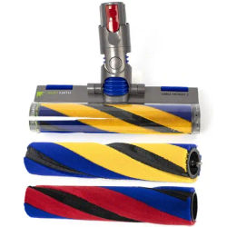 Soft Brush Roller & Brush Head For Dyson Vacuum Cleaner V12 Detect Slim, V15 Detect Slim, V8Slim, V10Slim, SV18, SV20, SV22