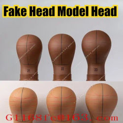 21 22 23 Inch PVC Mannequin Head Cork Canvas Mannequin Wig Making Display