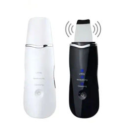 3 in 1 Ultrasonic Shovel Skin Spatula Skin Scrubber Device Pore Cleaner Blackhead Remover Tool for Facial Deep Cleansing