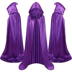 Retrò Vintage Punk Gotico Medievale Mantello con Cappuccio Scialli Medico della peste Vichingo Ranger Elfico Costume Per uomo Per donna Celtico Vichingo Fantasia Mascherata Festa / Sera Adulti