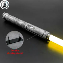 TXQSABER Neo Pixel Lightsaber Heavy Dueling SDRGB Laser Sword Jedi Metal Hilt FOC Smooth Swing 12 Colors Changing Cosplay Toys