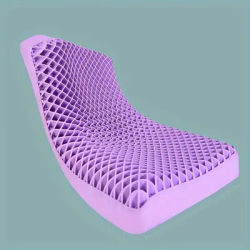 Pectin Pillow Breathable Air Layer TPE Pillow Washable with Water, Zero Pressure Cervical Neck Pillow Latex Adult Single Pillow