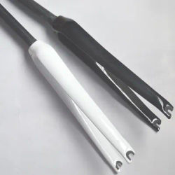 Front Fork Full Carbon Fibre Road Bicycle Bike Front Fork balck white 1-1/8" superlight fork only 370g