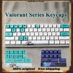 Hot Sales Valorant Keycaps Customized For Jett Raze Reyna Sage Clove Gekko ISO High Content PBT Five-Sided Thermal Sublimation