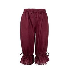 Vittoriano Medievale Rinascimento Pantaloni Costume da cameriera Contadina Pizzo Costume Per donna Halloween Carnevale Feste Performance Fiera Rinascimentale Adulti Pantaloni Primavera Estate