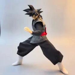 Dragon Ball Super Goku Black Cloth Clothes Set Anime Action Figure 1/12 Model Accessories Toys Decoration Boys Gift