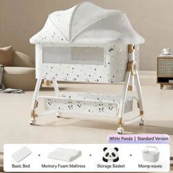 Newborns Toddlers Quality Mosquito Net for Home Baby Supplies High Quality Portable Folding Baby Bed Height Adjustable
