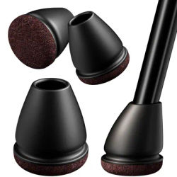 16PCS Extra Small Chair Leg Protectors Thicken Silicone Angled Chair Legs Non Slip Furniture Feet Pads to Protect Hardwood Floor