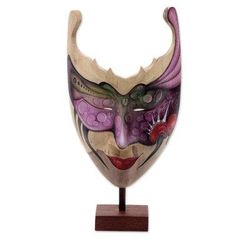 Wood mask, 'Mysterious Woman'