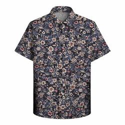 Retrò Vintage Hippie Anni '70 Camicie hawaiane Camicia Aloha Maniche corte Hippie Floreale Costume Per uomo Casuale Feste Adulti Camicia Estate