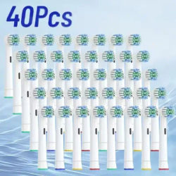 Têtes de brosse à dents de rechange, compatibles avec les têtes de brosse à dents électriques professionnelles Oral-B Braun, 4/8/16/20/40 pièces