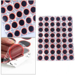 1-6 sheet Rubber Puncture Patches Bicycle Tire Tyre Tube Repair Cycle Patch Kit No Glue Bicycle Inner Tube Puncture Repair Tools