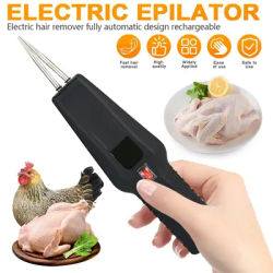 Plumeuse électrique automatique rechargeable haute efficacité pour volailles, adaptée aux poulets, canards, oies, pigeons, cailles