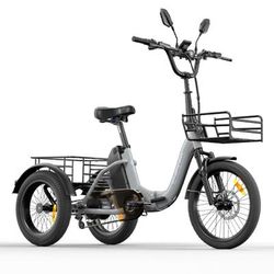 CYSUM AG1 PRO Triciclo elettrico da carico, batteria 48V 20AH, cestini