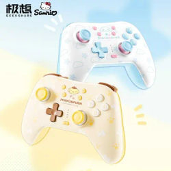 Geekshare Sanrio Cinnamoroll Pompompurin Wireless Bluetooth Game Controller For Switch2 Pc Cute New Year Gift