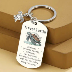Sea Turtle Gifts For Women Men Best Travel Gifts For Travelers Women Cute Sea Turtle Keychain Funny Birthday Christmas Gift