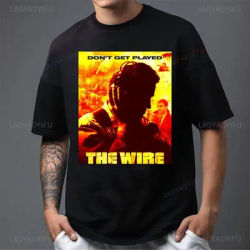 The Wire T Shirt Tv Series Fan Gift Clothes Classics Vintage Hot Selling Movie Graphic T Shirts Harajuku Streetwear Goth Shirt