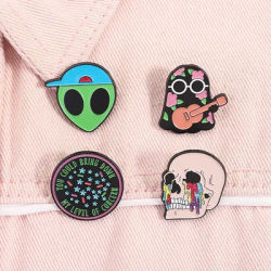 Twenty One Pilots Rock Band Enamel Pins You Could Bring Down My Level Of Concern Music Albums Brooches Lapel Badge Jewelry Gifts