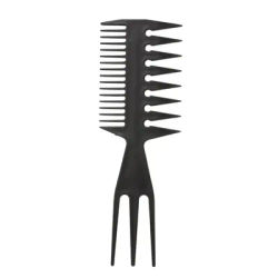 3-In-1 Plastic Combs Thin Wide Tooth Detangling Hair Comb for Women Anti-static Comb for curly hair Hairdressing Styling for Men