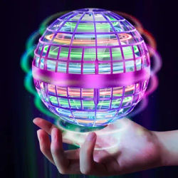 Real Flying Ball with USB Charging, Sports Activation Light and Floating Mechanism, Durable Lightweight Rotating Ball
