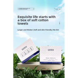 New Clean Skin Club Clean Towels Xl™, Disposable Face Towelette, Makeup Remover Dry Wipes 50 Sheet, 1 Box