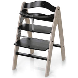 I'Coo Pharo Wooden Highchair in Black/Whitewash