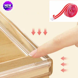 3Meters Table Edge Guard Furniture Corner Protector Strip Self Adhesive Transparent Kids Collision Proof Soft Bumper Baby Safety