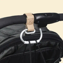 PU Baby Stroller Hooks Cart Organizer Solid Color Hanging Hook Cartoon Stroller Accessories Stroller Accessories Baby