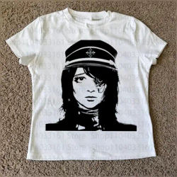 T-shirts graphiques Y2K pour femmes, vêtements esthétiques, hauts des années 2000, style Shoujo Girl, crop top vintage des années 90, hauts grunge pour femmes
