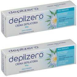 Depilzero Crema Depilatoria Viso 2x50 ml