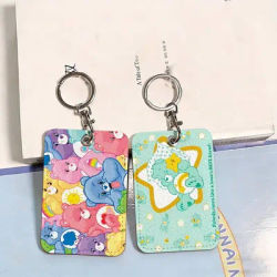Porte-cartes personnalisé C-Care B-Bears, adapté aux cartes bancaires, aux cartes de métro, aux cartes de bus, porte-badge, porte-clés