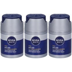 Nivea Men Anti-Age Hyaluron Crema Viso Idratante FP15 50 ml, viso uomo