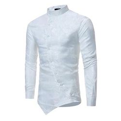 Vintage Medievale Rinascimento Blusa / Camicia Principe Jacquard Jacquard Costume Per uomo Halloween Carnevale Mascherata Evento / Festa Carnevale di Venezia Adulti Camicia