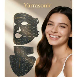 Yarrasonic Led Face Mask with Neck 7 Colors Red Light Therapy Flexible Silicone Soft Mask Anti Aging Repair Skin Mask Home Use