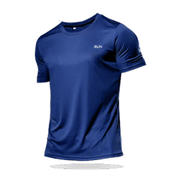 Haute qualité Polyester hommes course t-shirt séchage rapide Fitness chemise entraînement exercice vêtements gymnastique Sport chemise hauts léger