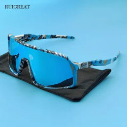 Water Transfer Printing Frame Polarized Cycling Glasses Outdoor Running Sunglasses Sports Fishing Skiing Cyclist Gogges Bicycle