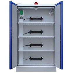 Armoire Batterie Haute 2 Portes Avec Centrale D'alarme - Manutan Expert