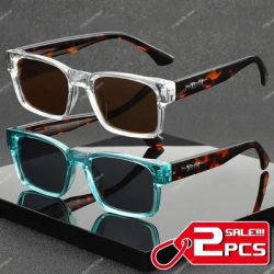 2 Paires de Lunettes de Soleil Rétro Punk, Monture Carrée, Protection UV, Style Casual pour Voyages en Plein Air, Conduite, Aventures, Hommes et Femmes