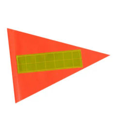 Portable Cycling Bike Flag PVC Pennant Bicycle Warning Flag High Visibility Accessory for Outdoor Riding for Children