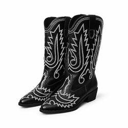 Western Retrò Vintage Anni '70 A stivale Stivali western Hippie Cowgirl Rinascita occidentale Costume Per donna Carnevale Festival Musicale Casual Quotidiano Festival Adulti Scarpe