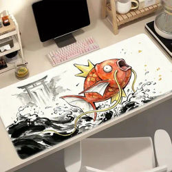 Tapis de souris HD Pokémon, motif peint à la craie, antidérapant, durable, pour jeux, tapis de bureau, tapis de clavier PC, imprimé, tapis de souris étendu, Anime