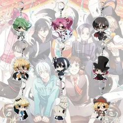 Servamp Anime Kuro Lily Jeje Hugh Acrylic Pendant Keychains Accessories Car Key Chain Key Ring Phone Bag Hanging Jewelry Gifts