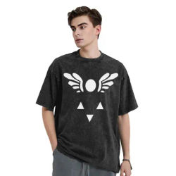 T-shirts lavés Deltarune Undertale Noël Mode T-shirt Oversize Streetwear Manches Courtes Hauts d'été Hommes Femmes