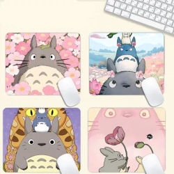 Tapis de souris My Neighbor Totoro 2026, tapis de souris mignon de dessin animé pour ordinateur, petit tapis de bureau antidérapant pour ordinateur portable, fournitures de bureau