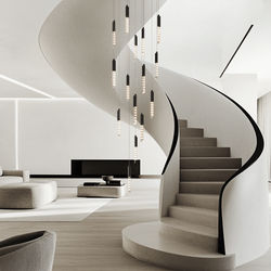 Cosmo | Modern Staircase Chandelier | 10 Lights / Warm White (3000k) | Living Room Lighting | Indoor Lighting | MOD LIGHTING