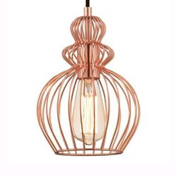 Westinghouse Lampada a sospensione 6103540, dimmerabile, Rame, Soggiorno / Sala da pranzo, Metallo, Vintage, Lampada a sospensione