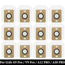 Dust Bags for ILIFE A30 Pro / V9 Pro / A12 Pro / V9 / G9 Pro Robot Vacuum Cleaner, Vacuum Parts Dust Bag Replacement Accessories