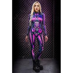 Tuta Intera Costume Cosplay Body Catsuit a Corpo Intero Teschio scheletro Robot steampunk Un Pezzo Costume Spaventoso Bambini Adulti Per donna Mascherata martedì grasso Feste Halloween Costumi di